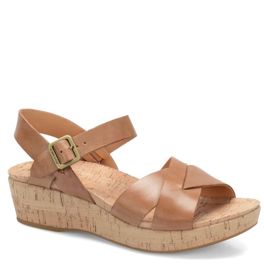Golden Sand Leather Sandals